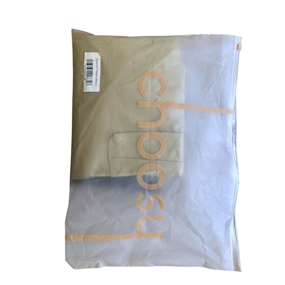 Choosy Two-Tone Womens Pants Khaki & Black Pinstripe Cargo - Picture 8 of 10